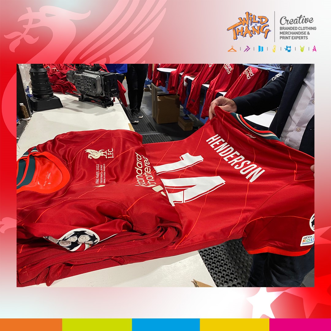 Wild Thang, Embroiderers Of Lfc First Team Kit For The Champions League Final 2022!