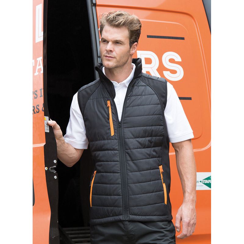Picture of Black Compass Padded Gilet