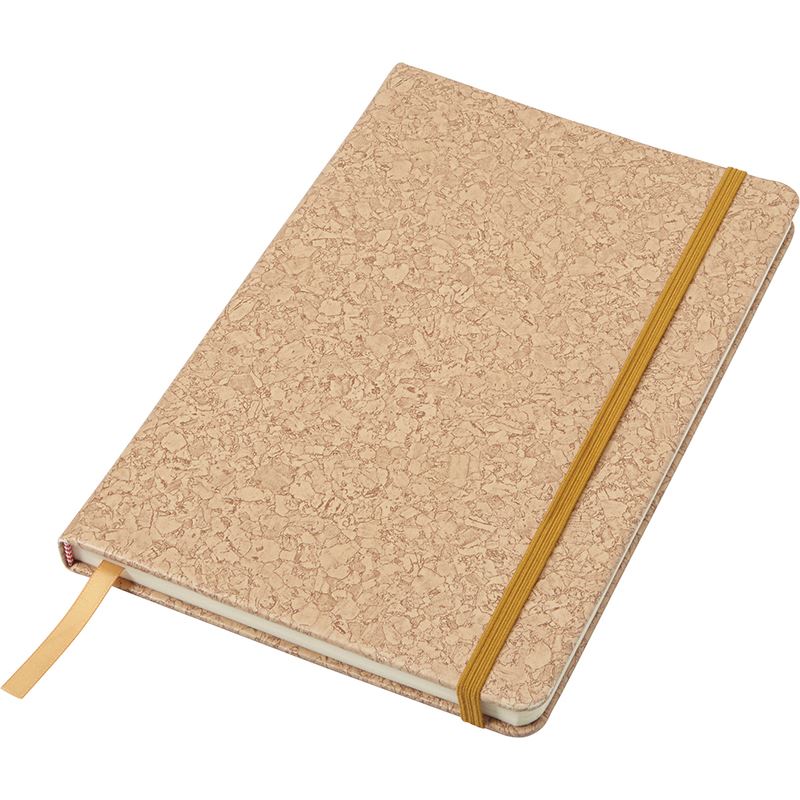 Picture of PU covered notebook with cork print (A5)