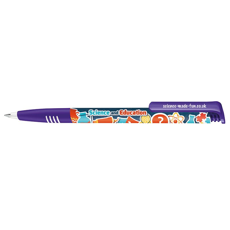 Picture of Senator Super Hit Polished plastic ball pen with soft grip & Xtreme branding