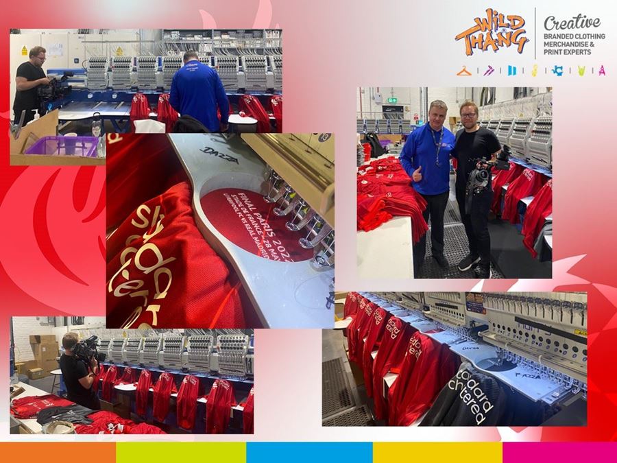 Wild Thang, Embroiderers Of Lfc First Team Kit For The Champions League Final 2022!