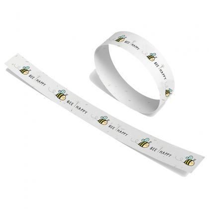 Picture of Seeded paper wristbands