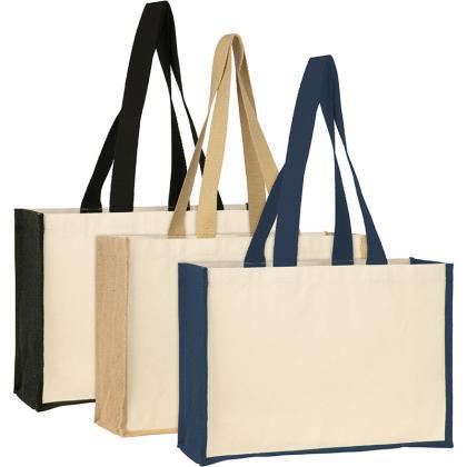 Picture of Brookland Eco Jute 10oz Canvas Tote Shopper bag