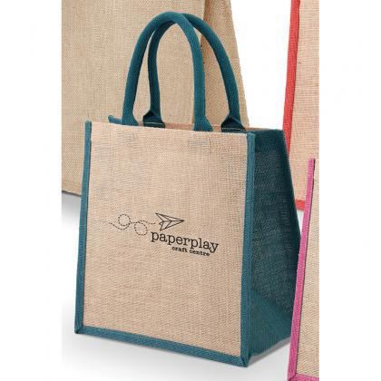 Picture of Green & Good Brighton Natural/ Coloured Jute Bag
