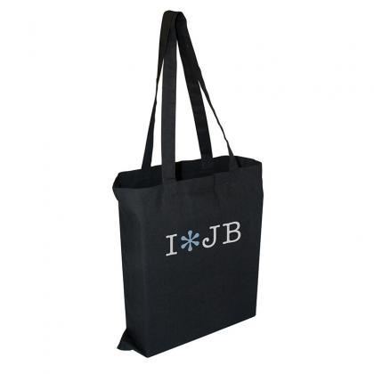 Picture of Birch 8oz Black Canvas bag with 3 sided gusset