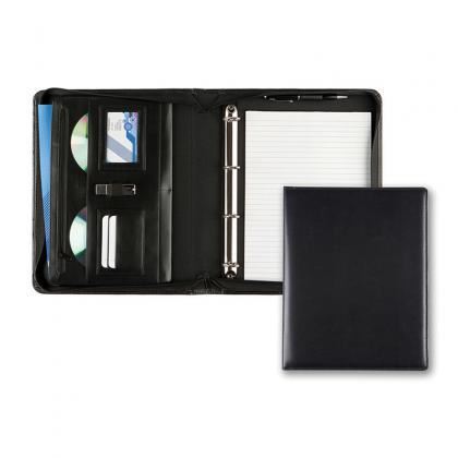 Picture of Belluno Zipped Ring Binder in many colours