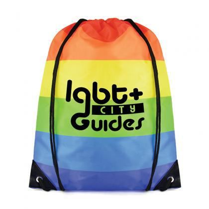 Picture of Rainbow Drawstring Bag
