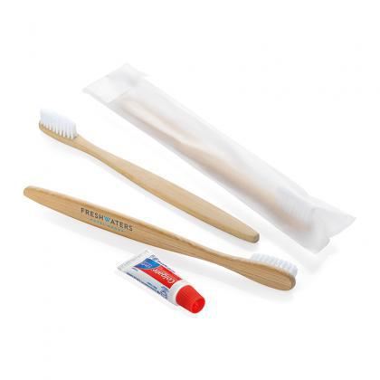 Picture of Bamboo Toothbrush & Colagte Toothpaste