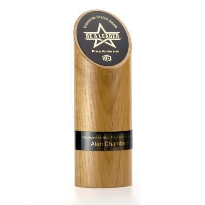 Picture of Real Wood Pillar Award with Taper Top