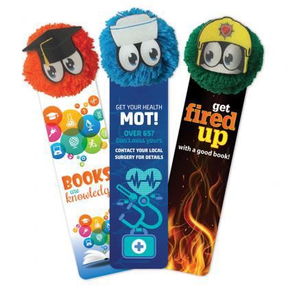 Picture of Mophead Promo-Pal Bookmarks with animated faces