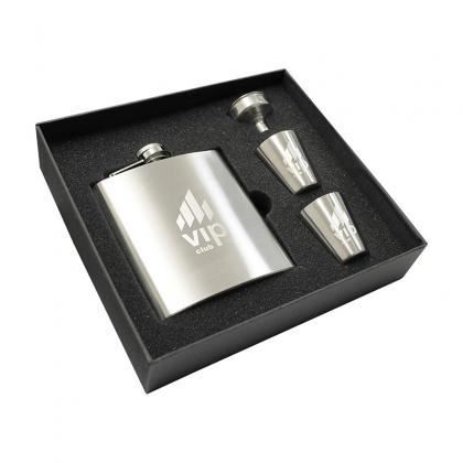 Picture of Troyes Hip Flask Set