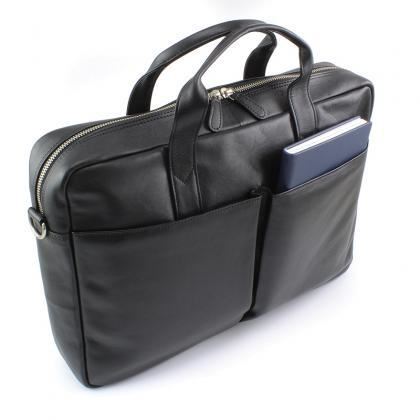 Picture of Sandringham Nappa Leather Commuter Laptop Bag