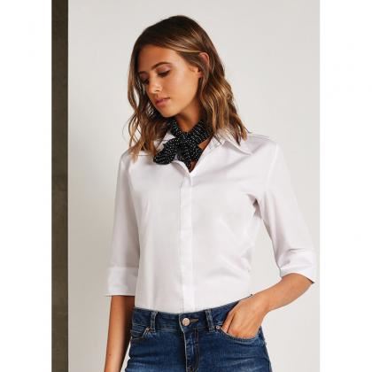Picture of Ladies Continental 3/4 Sleeve Blouse