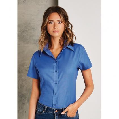 Picture of Ladies Short Sleeve Oxford Shirt