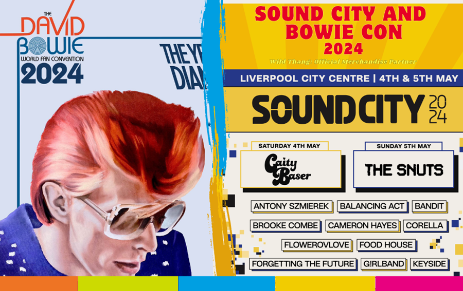 Wild Thang: Official Merchandise Partner for Sound City and Bowie Con 2024