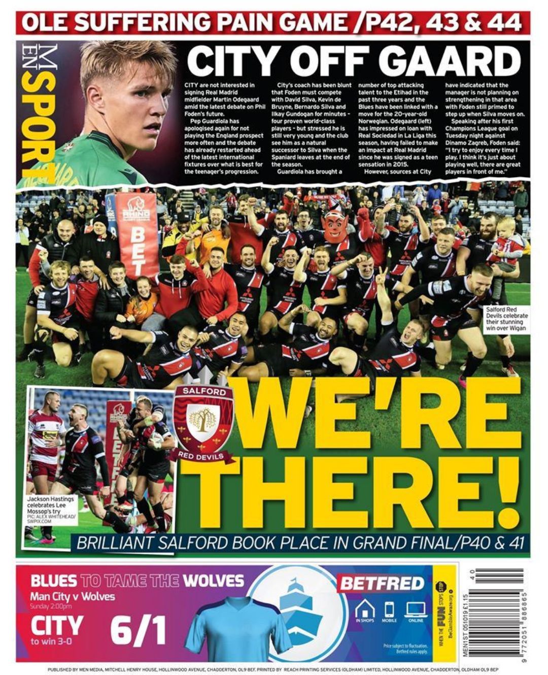 Those little Devils have only gone and made it to the Super League Grand Final!