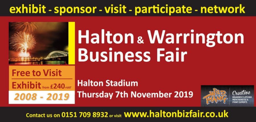Proud sponsor and exhibitor of the Halton & Warrington Business Fair #HaltonBizFair