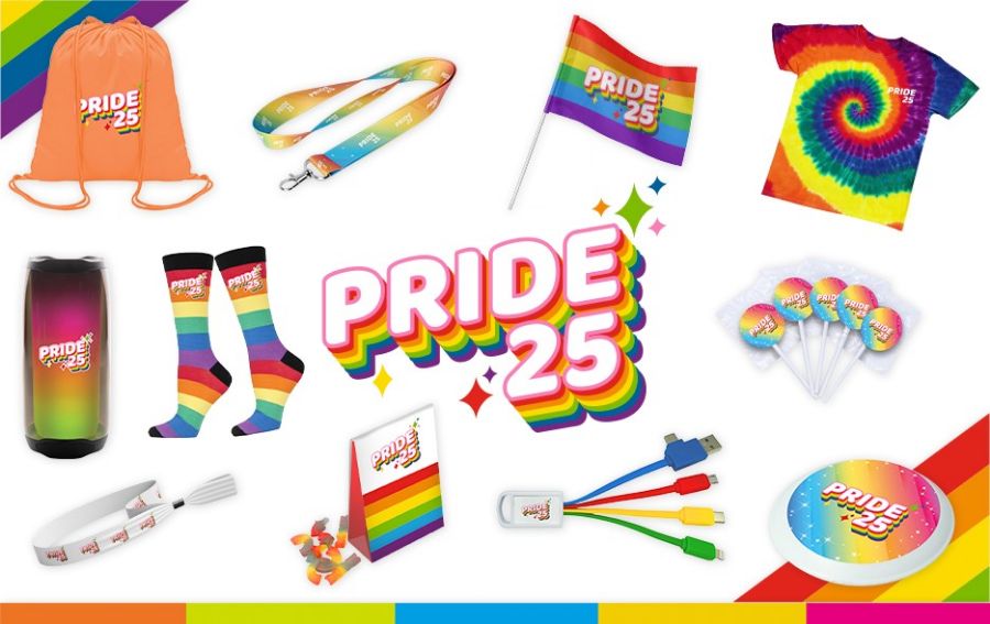Pride 2025 Branded Clothing & Merchandise Inspiration Campaign